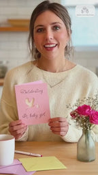 Personalised Newborn Card - Girl